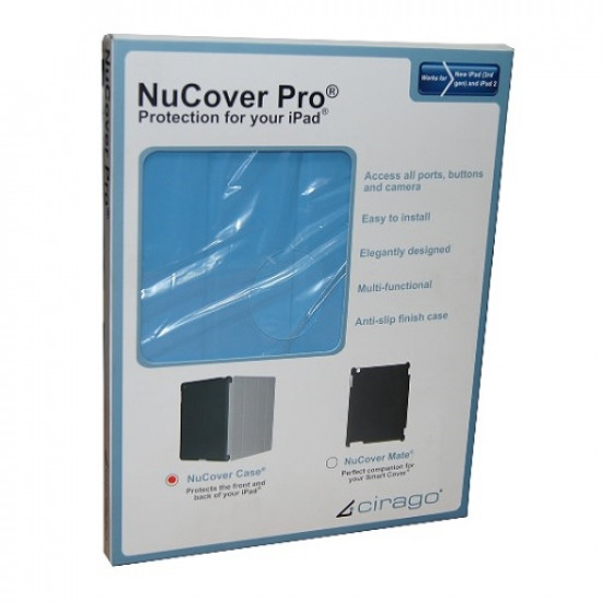NuCover Pro Case iPad3 Slimfit cover + PC Shell (rubber) Light Blue NuCover Pro Case iPad3 Slimfit cover + PC Shell (rubber) Light Blue