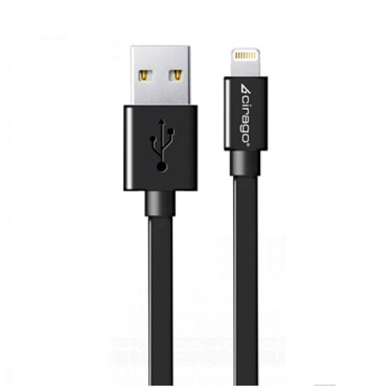 Lightning Flat Cable (Black, 3 ft) Lightning Flat Cable (Black, 3 ft)