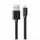 Lightning Flat Cable (Black, 3 ft) Lightning Flat Cable (Black, 3 ft)