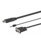 1.8M HDMI MALE TO VGA MALE WITH AUDIO CABLE 1.8M HDMI MALE TO VGA MALE WITH AUDIO CABLE