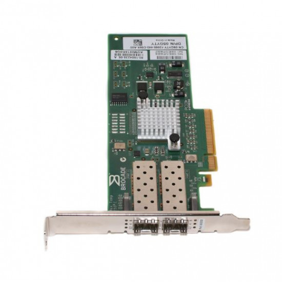 Dell Brocade 8 Gb/s 2-Port PCIe 2.0 x8 FIBRE CHANNEL 05GYTY BROCADE 825 W/2SPF Dell Brocade 8 Gb/s 2-Port PCIe 2.0 x8 FIBRE CHANNEL 05GYTY BROCADE 825 W/2SPF