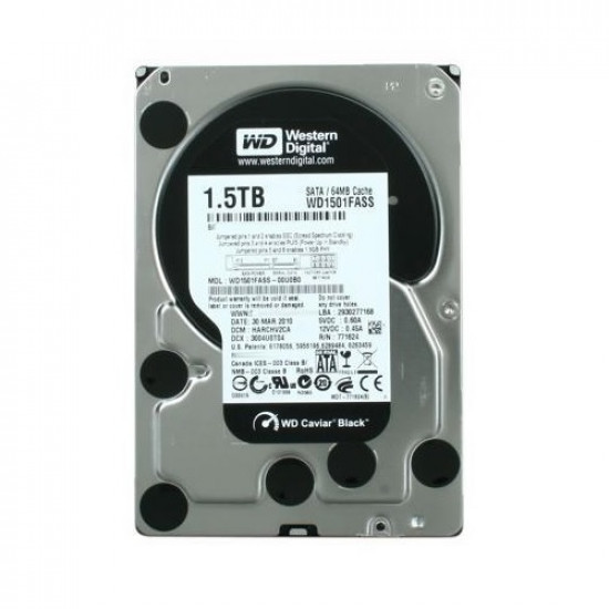 1.5TB Western Digital BLACK Enterprise 3.5 SATA 7200rpm 64MB 1.5TB Western Digital BLACK Enterprise 3.5 SATA 7200rpm 64MB
