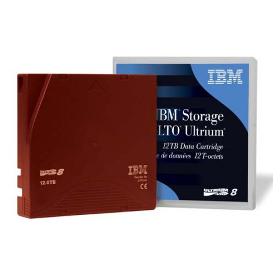 IBM LTO-8, Ultrium 8 Data Cartridge, New IBM LTO-8, Ultrium 8 Data Cartridge, New