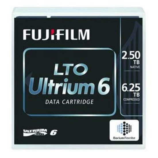FujiFilm LTO-6 Tape Media (2.5TB / 6.25TB) Data Cartridge FujiFilm LTO-6 Tape Media (2.5TB / 6.25TB) Data Cartridge
