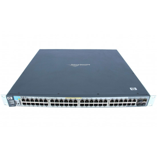 HPe PROCURVE, 3500-48G-POE, YL 44-PORT 1000BASE-T, SMART ETHERNET SWITCH (HP ReNew 1Yr Warranty) HPe PROCURVE, 3500-48G-POE, YL 44-PORT 1000BASE-T, SMART ETHERNET SWITCH (HP ReNew 1Yr Warranty)