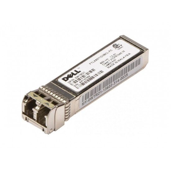 DELL (WTRD1) 10GB SFP+, SR, 850NM GBIC SFP, N743D, Optic Transceiver Module DELL (WTRD1) 10GB SFP+, SR, 850NM GBIC SFP, N743D, Optic Transceiver Module