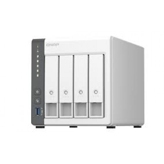 4-Bay Qnap ARM 4C 2.0GHz, 4 x SATA 6Gb/s 3.5/2.5, 4GB RAM On-Board, 1 x GbE, 1 x 2.5GbE, 1 x USB3.2 Gen1 and 2 x USB2.0 4-Bay Qnap ARM 4C 2.0GHz, 4 x SATA 6Gb/s 3.5/2.5, 4GB RAM On-Board, 1 x GbE, 1 x 2.5GbE, 1 x USB3.2 Gen1 and 2 x USB2.0