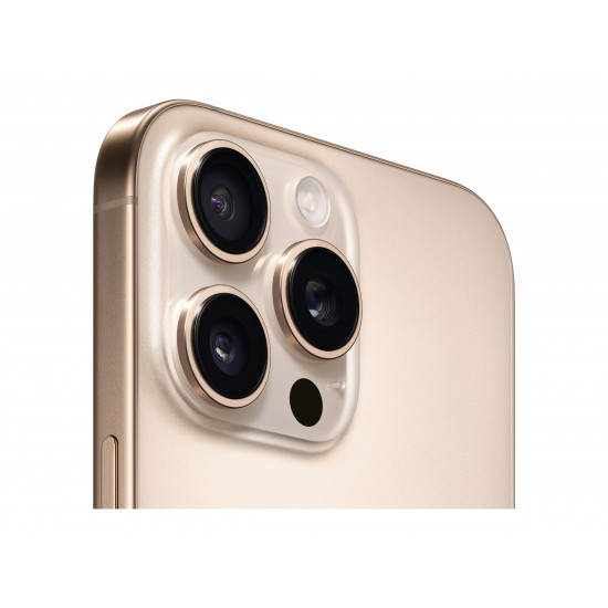 Apple iPhone 16 Pro | Desert Titanium | 6.3 | Super Retina XDR with ProMotion | 2622 x 1206 pixels | A18 Pro | Internal RAM 8 GB | 128 GB | Dual SIM | 4G | Main camera resolution 48+12 MP | Secondary camera resolution 12 MP | iOS | 18 Apple iPhone 16 Pro | Desert Titanium | 6.3 | Super Retina XDR with ProMotion | 2622 x 1206 pixels | A18 Pro | Internal RAM 8 GB | 128 GB | Dual SIM | 4G | Main camera resolution 48+12 MP | Secondary camera resolution 12 MP | iOS | 18