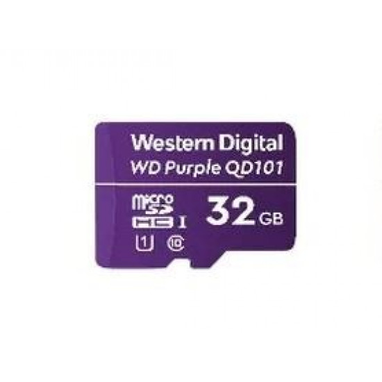 Western Digital WD Purple SC QD101 memory card 32 GB MicroSDHC Class 10 Western Digital WD Purple SC QD101 memory card 32 GB MicroSDHC Class 10