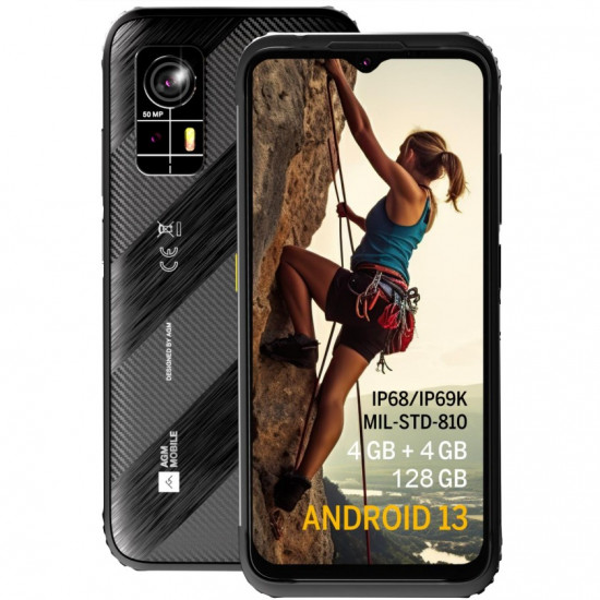 AGM Mobile H6 Lite Rugged 128GB 8RAM 4G black AGM Mobile H6 Lite Rugged 128GB 8RAM 4G black
