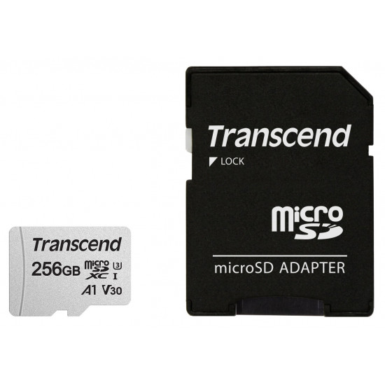 Transcend microSD Card SDXC 300S 256GB with Adapter Transcend microSD Card SDXC 300S 256GB with Adapter