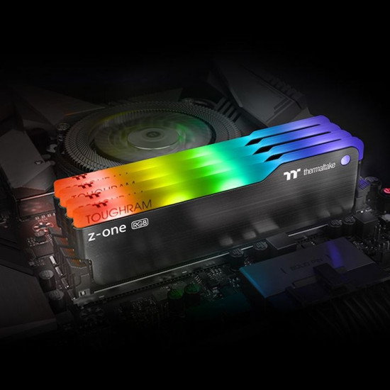 Thermaltake TOUGHRAM Z-ONE RGB memory module 16 GB 2 x 8 GB DDR4 3600 MHz Thermaltake TOUGHRAM Z-ONE RGB memory module 16 GB 2 x 8 GB DDR4 3600 MHz