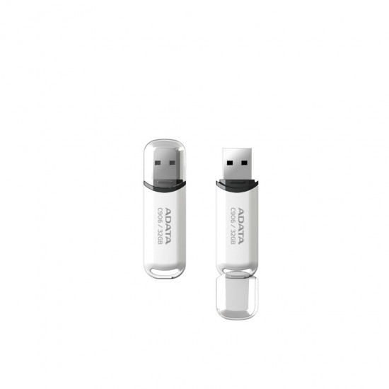 ADATA 32GB C906 USB flash drive USB Type-A 2.0 White ADATA 32GB C906 USB flash drive USB Type-A 2.0 White