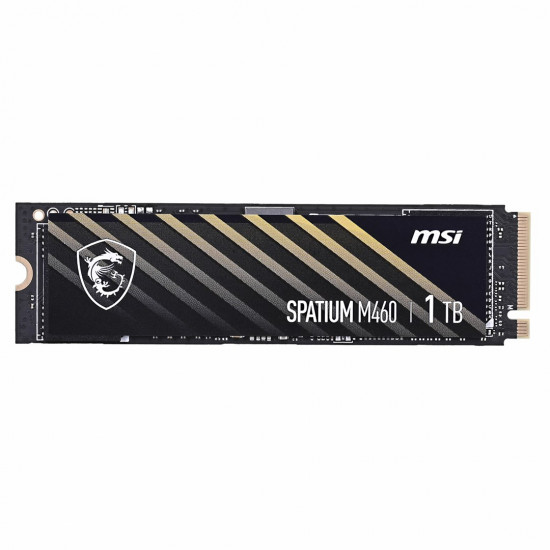 MSI SPATIUM M460 PCIe 4.0 NVMe M.2 1 TB PCI Express 4.0 3D NAND MSI SPATIUM M460 PCIe 4.0 NVMe M.2 1 TB PCI Express 4.0 3D NAND