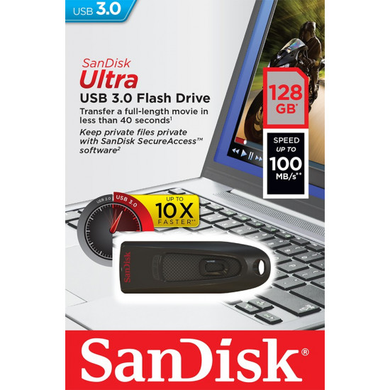 ULTRA USB 3.0 FLASH DRIVE 128GB 100MB/s ULTRA USB 3.0 FLASH DRIVE 128GB 100MB/s