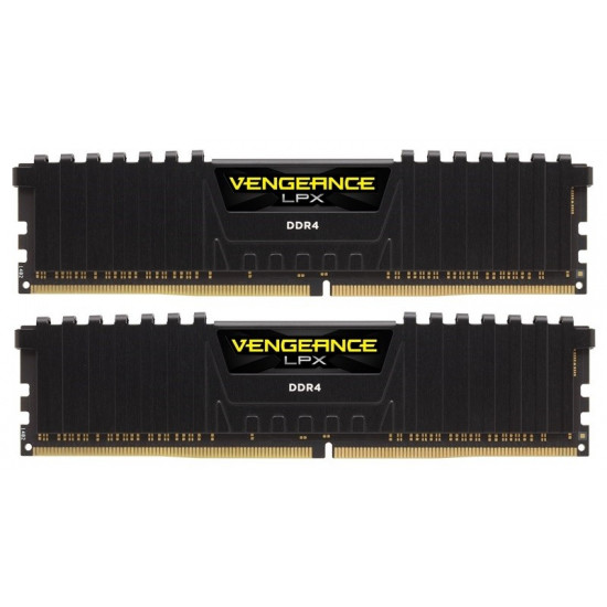 DDR4 Vengeance LPX 32GB/2666(2*16GB) CL16-18-18-35 BLACK 1,20V XMP 2.0 DDR4 Vengeance LPX 32GB/2666(2*16GB) CL16-18-18-35 BLACK 1,20V XMP 2.0
