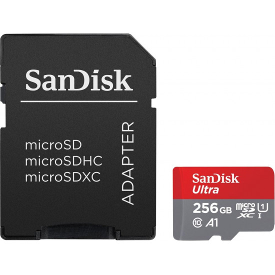 Ultra microSDXC card 256GB 150MB/s A1 + Adapter SD Ultra microSDXC card 256GB 150MB/s A1 + Adapter SD