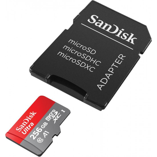 Ultra microSDXC card 256GB 150MB/s A1 + Adapter SD Ultra microSDXC card 256GB 150MB/s A1 + Adapter SD