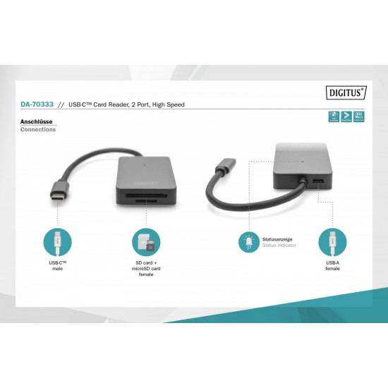 USB-C Card Reader DA-70333 USB-C Card Reader DA-70333