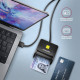 AXAGON CRE-SM3N reader Smart card USB 1.3m cab AXAGON CRE-SM3N reader Smart card USB 1.3m cab