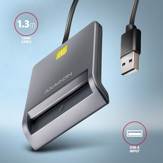 Smart card reader CRE-SM3T USB 1.3m cable Smart card reader CRE-SM3T USB 1.3m cable