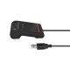USB 2.0 smart ID cardreader, black USB 2.0 smart ID cardreader, black