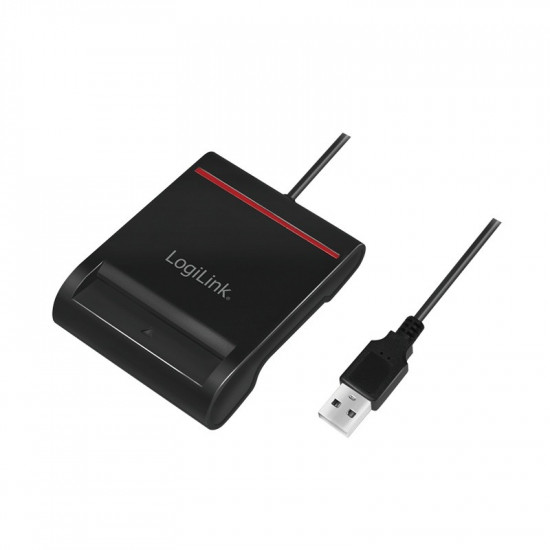 USB 2.0 smart ID cardreader, black USB 2.0 smart ID cardreader, black