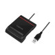 USB 2.0 smart ID cardreader, black USB 2.0 smart ID cardreader, black