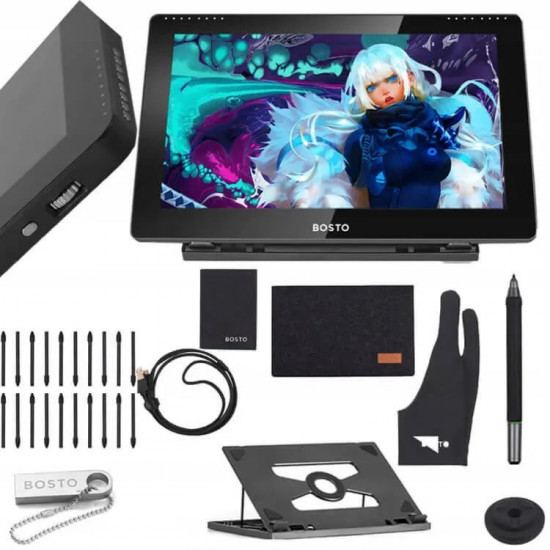 Graphic tablet Bosto BT-16HDK 1920x1080 FHD Graphic tablet Bosto BT-16HDK 1920x1080 FHD