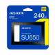 Drive SSD Ultimate SU650 240GB 2.5 S3 3D TLC Retail Drive SSD Ultimate SU650 240GB 2.5 S3 3D TLC Retail