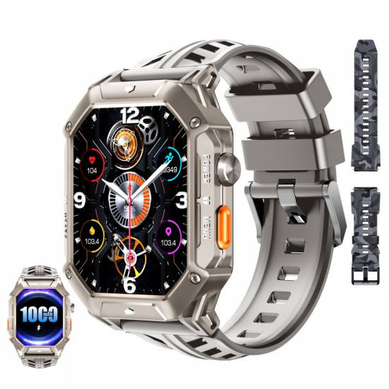 Smartwatch BT80 2.13 inch 1000 mAh grey Smartwatch BT80 2.13 inch 1000 mAh grey