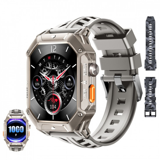 Smartwatch BT80 2.13 inch 1000 mAh grey Smartwatch BT80 2.13 inch 1000 mAh grey