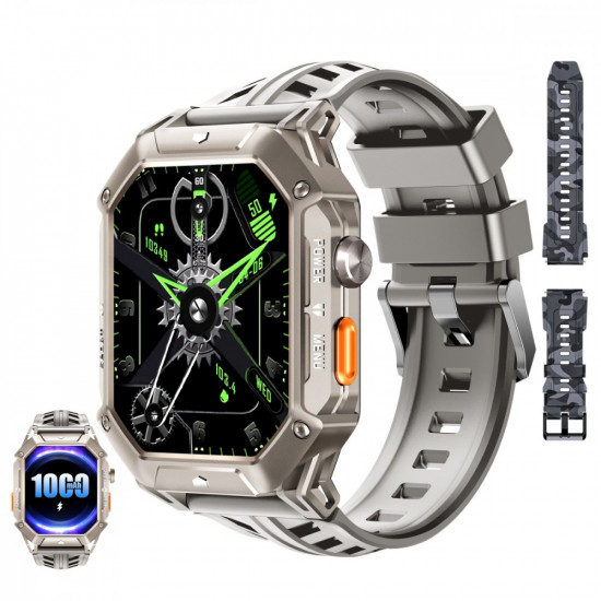 Smartwatch BT80 2.13 inch 1000 mAh grey Smartwatch BT80 2.13 inch 1000 mAh grey