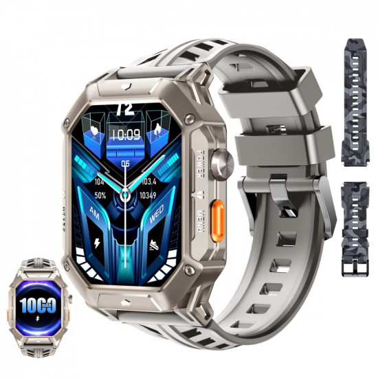 Smartwatch BT80 2.13 inch 1000 mAh grey Smartwatch BT80 2.13 inch 1000 mAh grey