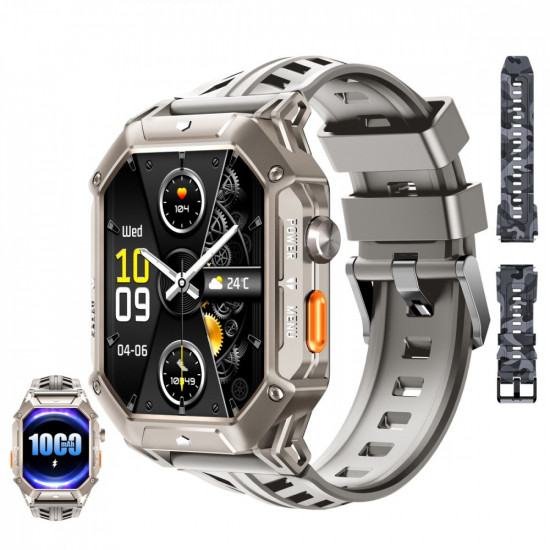 Smartwatch BT80 2.13 inch 1000 mAh grey Smartwatch BT80 2.13 inch 1000 mAh grey