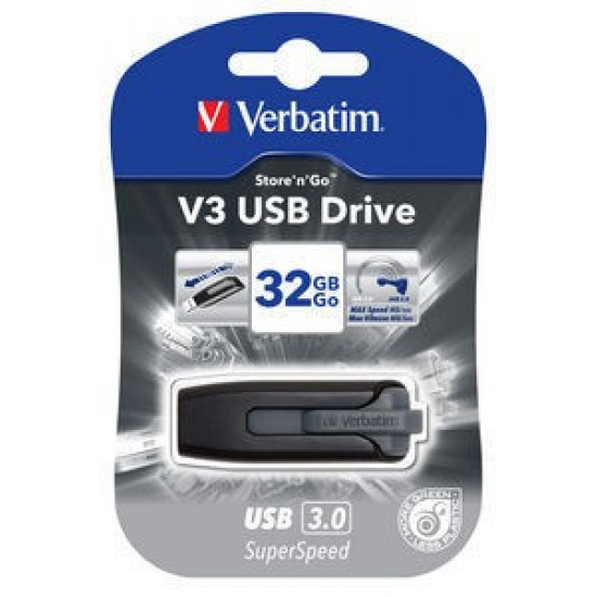 V3 USB 3.0 Drive 32GB Black V3 USB 3.0 Drive 32GB Black