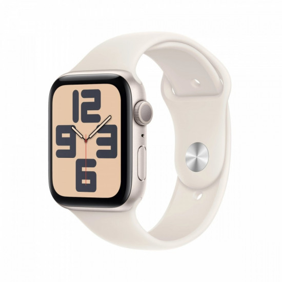 Watch SE GPS 40 mm Starlight Aluminium Case with Starlight Sport Band - M/L Watch SE GPS 40 mm Starlight Aluminium Case with Starlight Sport Band - M/L