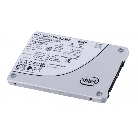 SSD Solidigm (Intel) S4520 960GB SATA 2.5 SSDSC2KB960GZ01 (DWPD up to 3) SSD Solidigm (Intel) S4520 960GB SATA 2.5 SSDSC2KB960GZ01 (DWPD up to 3)