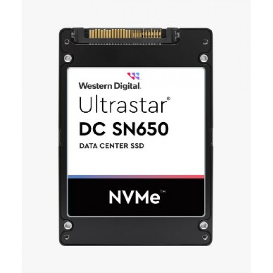 SSD Western Digital Ultrastar DC SN650 7.68TB U.3 NVMe PCIe 4.0 WUS5EA176ESP5E1 (1 DWPD) SE SSD Western Digital Ultrastar DC SN650 7.68TB U.3 NVMe PCIe 4.0 WUS5EA176ESP5E1 (1 DWPD) SE