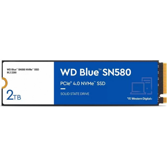 Western Digital Blue SN580 M.2 2 TB PCI Express 4.0 TLC NVMe Western Digital Blue SN580 M.2 2 TB PCI Express 4.0 TLC NVMe