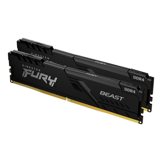 KINGSTON FURY DDR4 64GB 3200MHZ CL16 X2 BEAST BLACK KINGSTON FURY DDR4 64GB 3200MHZ CL16 X2 BEAST BLACK