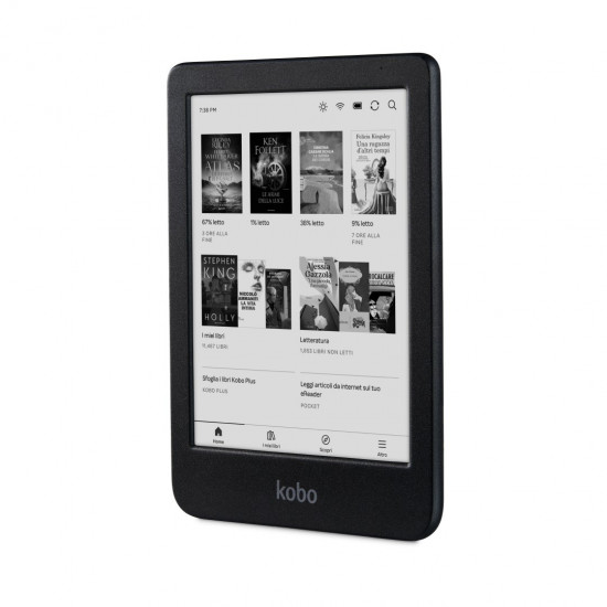 Rakuten Kobo Clara BW e-book reader Touchscreen 16 GB Wi-Fi Black Rakuten Kobo Clara BW e-book reader Touchscreen 16 GB Wi-Fi Black