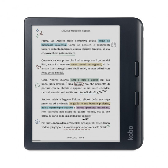Rakuten Kobo Libra Colour e-book reader Touchscreen 32 GB Wi-Fi Black Rakuten Kobo Libra Colour e-book reader Touchscreen 32 GB Wi-Fi Black