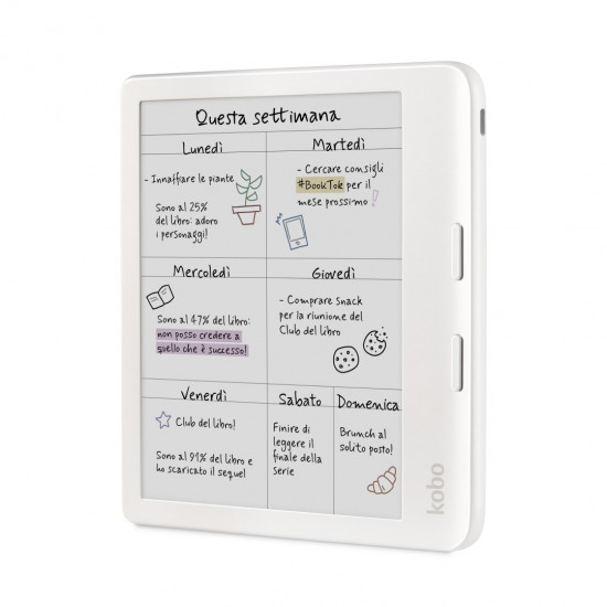 Rakuten Kobo Libra Colour e-book reader Touchscreen 32 GB Wi-Fi White Rakuten Kobo Libra Colour e-book reader Touchscreen 32 GB Wi-Fi White