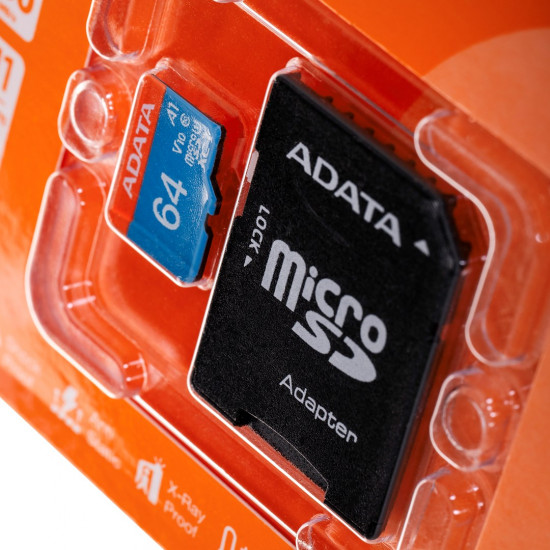 ADATA 64GB, microSDHC, Class 10 UHS-I ADATA 64GB, microSDHC, Class 10 UHS-I