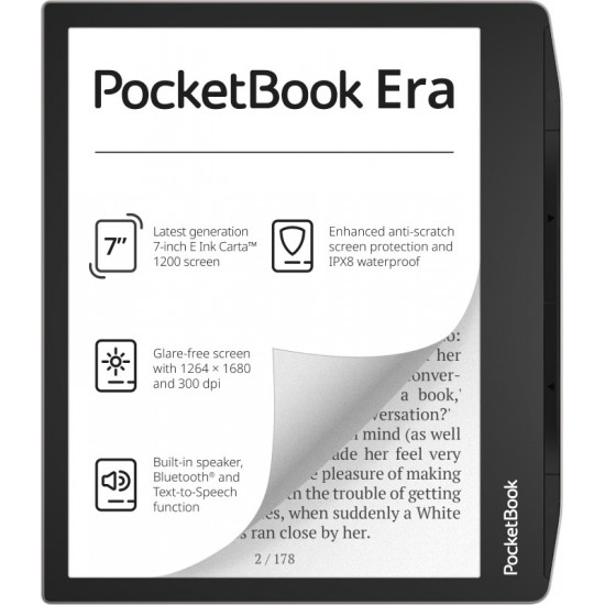 PocketBook 700 Era Silver e-book reader Touchscreen 16 GB Black, Silver PocketBook 700 Era Silver e-book reader Touchscreen 16 GB Black, Silver