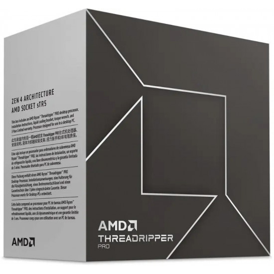PROCESSOR AMD THREADRIPPER PRO 7975WX (32C/64T) 4.0 GHZ (5.3 GHZ TURBO) SOCKET STR5 TDP 350W TRAY PROCESSOR AMD THREADRIPPER PRO 7975WX (32C/64T) 4.0 GHZ (5.3 GHZ TURBO) SOCKET STR5 TDP 350W TRAY