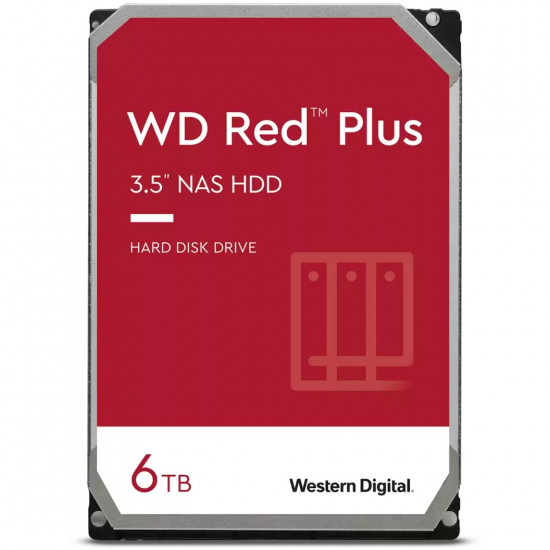 6TB WD60EFPX Red Plus 5400RPM 256MB 6TB WD60EFPX Red Plus 5400RPM 256MB