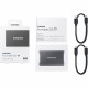 2TB Samsung Portable T7 USB 3.2 Gen2 Titan Gray retail 2TB Samsung Portable T7 USB 3.2 Gen2 Titan Gray retail