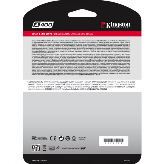 2.5 240GB Kingston SSDNow A400 2.5 240GB Kingston SSDNow A400